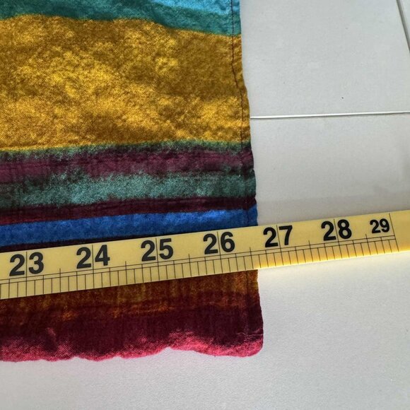 Cider Hippie Festival Rainbow Striped Wide Leg Pants – Size M - Picture 6 of 6